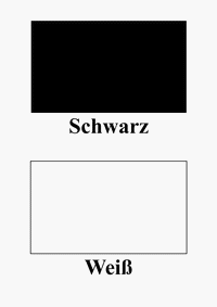 Schwarz und Weiss