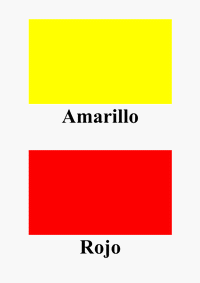 Amarillo y Rojo