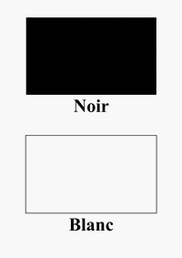 noir et blanc